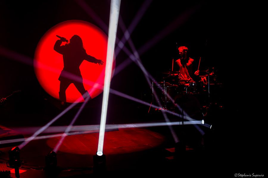 Silhouette rouge